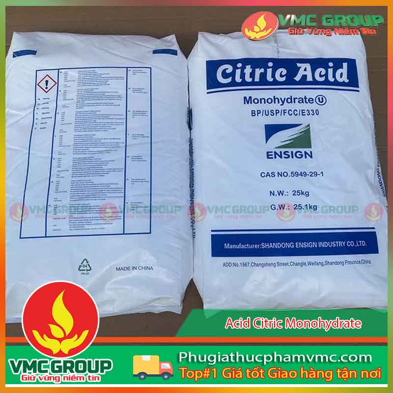 Acid Citric Monohydrate Ensign Trung Quoc