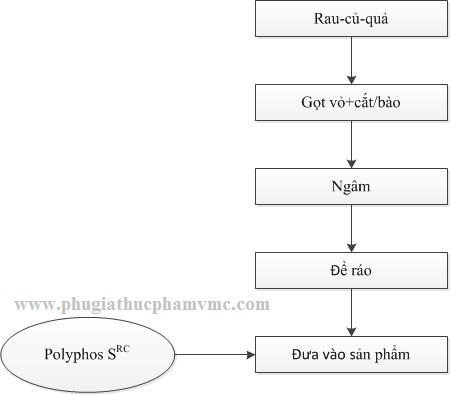 QUY TRÌNH NGÂM RAU-CỦ-QUẢ.Phương pháp 2 – Pha trực tiếp vào dung dịch ngâm