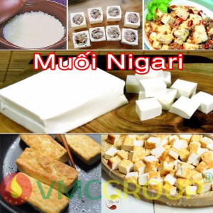 LÀM ĐẬU PHỤ VỚI MUỐI NIGARI