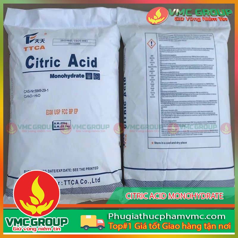 CITRIC ACID MONOHYDRATE TTCA TRUNG QUOC