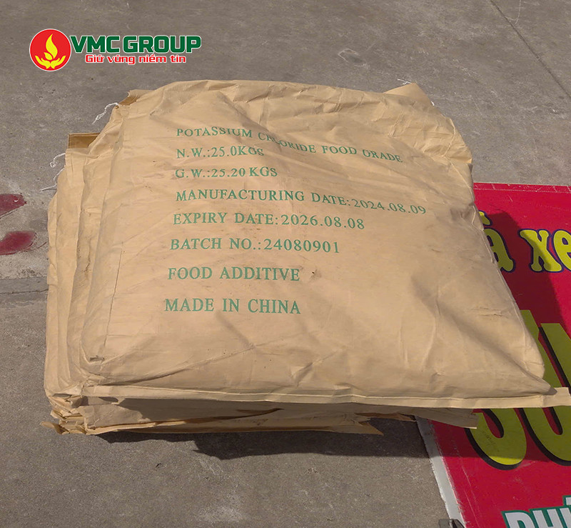 POTASSIUM CHLORIDE FOOD GRADE TRUNG QUOC