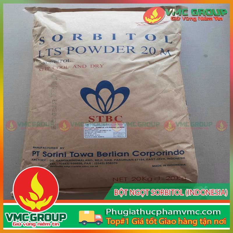 bot ngot indonesia sorbitol bao 20kg