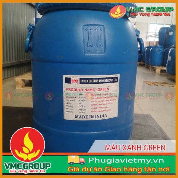 MÀU XANH THỰC PHẨM GREEN ẤN ĐỘ