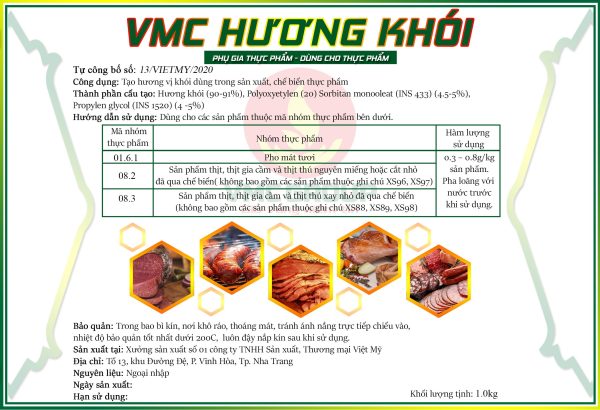 HƯƠNG KHÓI NƯỚC VMC