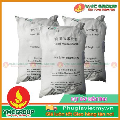Ứng dụng của tinh bột bắp biến tính