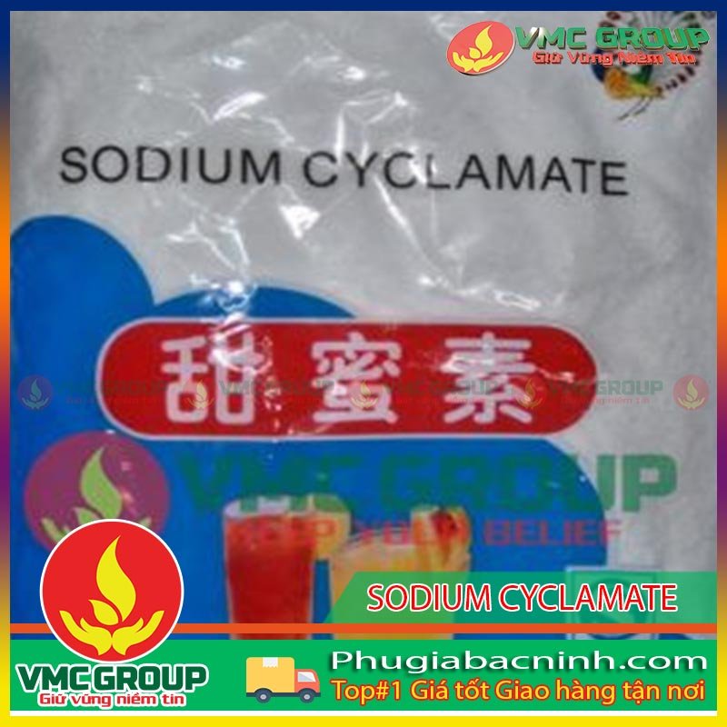 Đường Sodium cyclamate được dùng phổ biến trong thực phẩm và dược phẩm