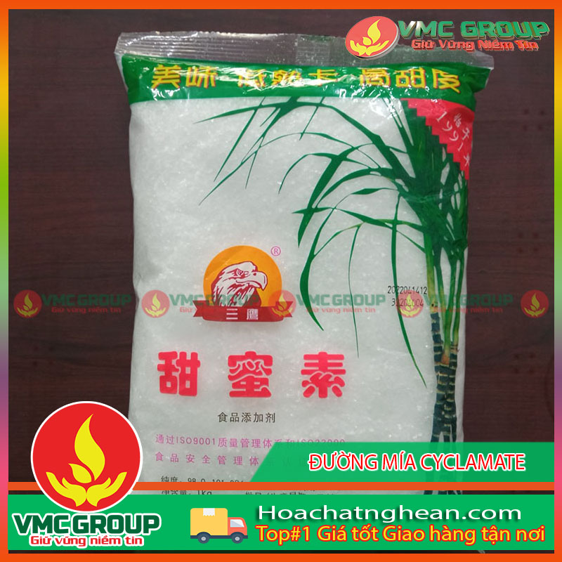 Sodium cyclamate có dạng tinh thể bột màu trắng
