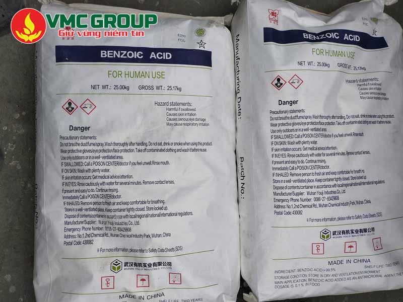 Mua phụ gia chất bảo quản Benzoic Acid ở đâu đảm bảo chất lượng