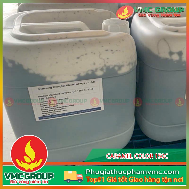 CARAMEL COLOR 150C CAN 30KG TRUNG QUOC MAU THUC PHAM